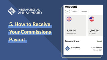 5. How to Receive Your Commissions Payout